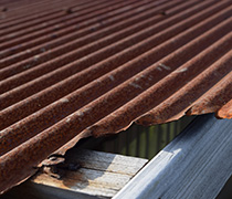 トタン屋根のサビ