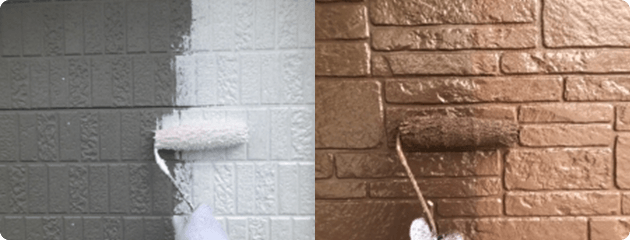 直張り工法の場合は通気性に富んだ塗料での施工