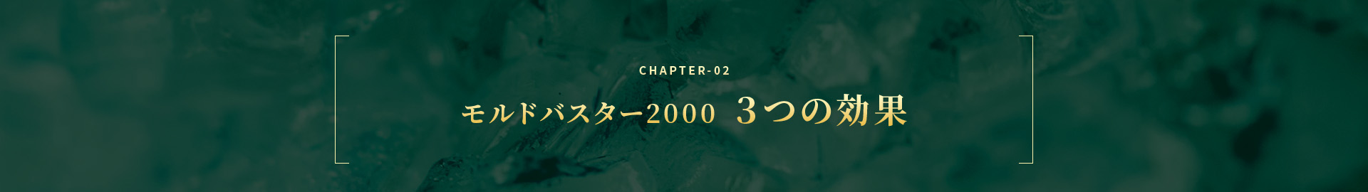 CHAPTER-02 モルドバスター2000 ３つの効果