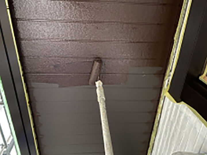 上裏仕上げ1回目を行います。