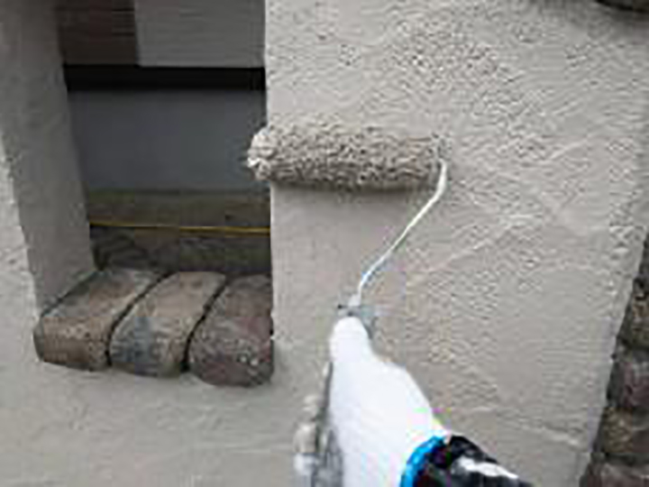 外塀仕上げ2回目です。