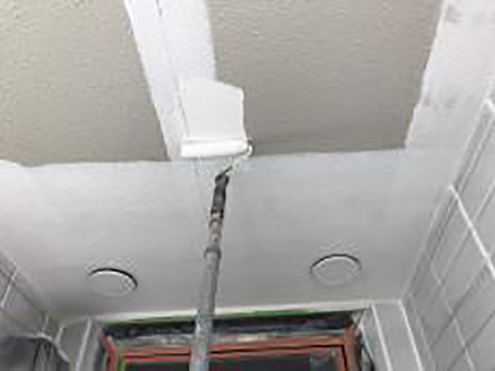 上裏仕上げ1回目を行います。