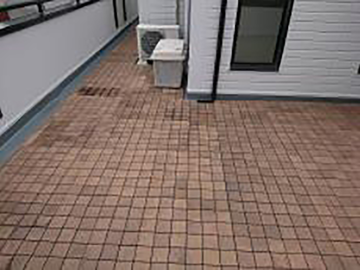 樹脂タイルを復元します。