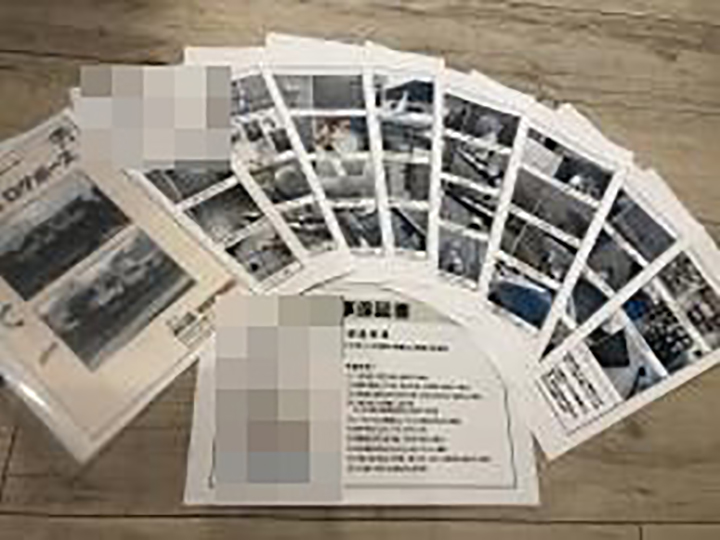 塗替えログポースを贈呈しました。<br />
工事の履歴をしっかり残し、資産価値の向上へ！