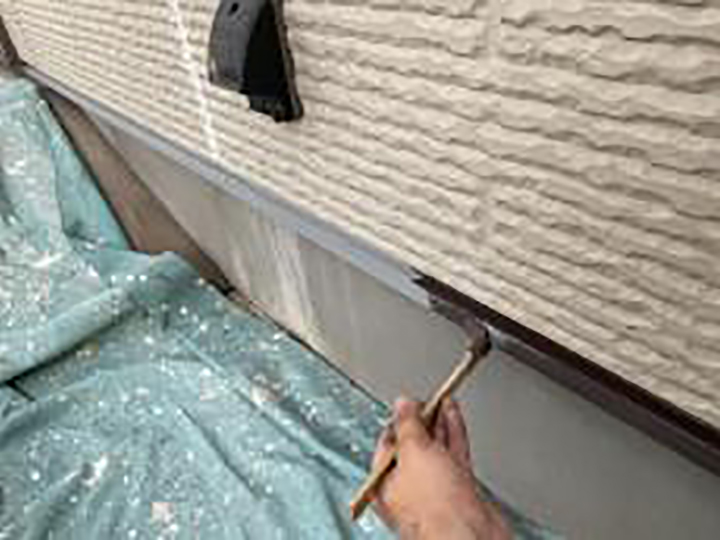 水切り仕上げ1回目を行います。