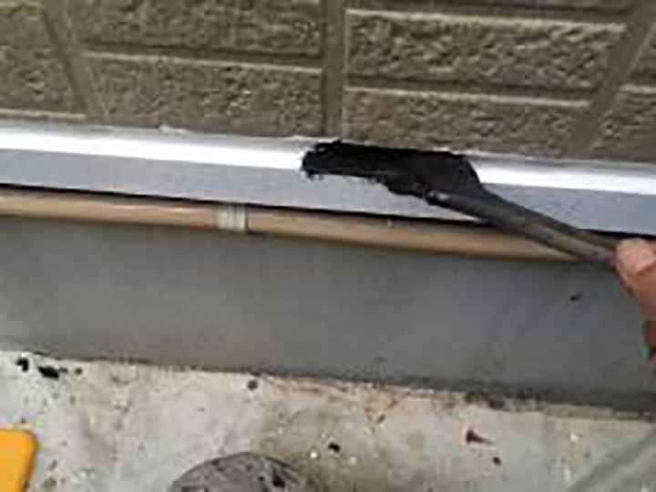 水切り仕上げ1回目を行います。