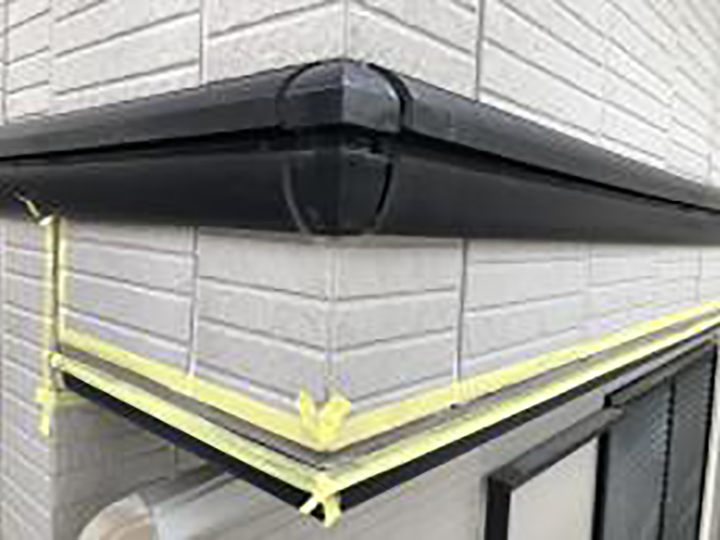 施工後の帯浮きです。