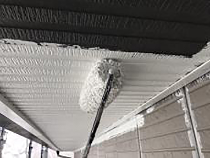 上裏仕上げ1回目を行います。