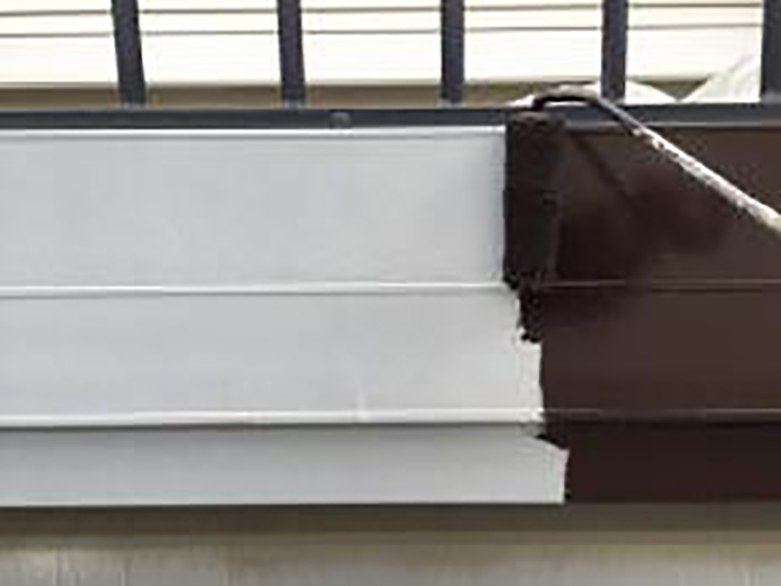 バルコニー躯体仕上げ1回目です。