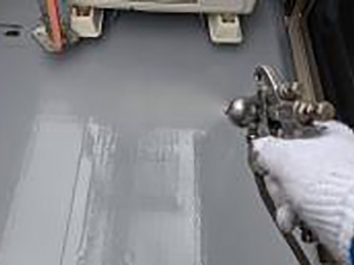 防水面にも光触媒を塗布させていただきました☆