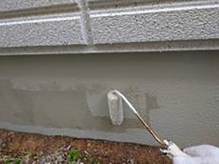 基礎仕上げ1回目を行います。