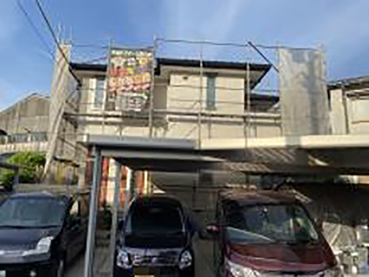 足場解体前に完了立会いを行います。