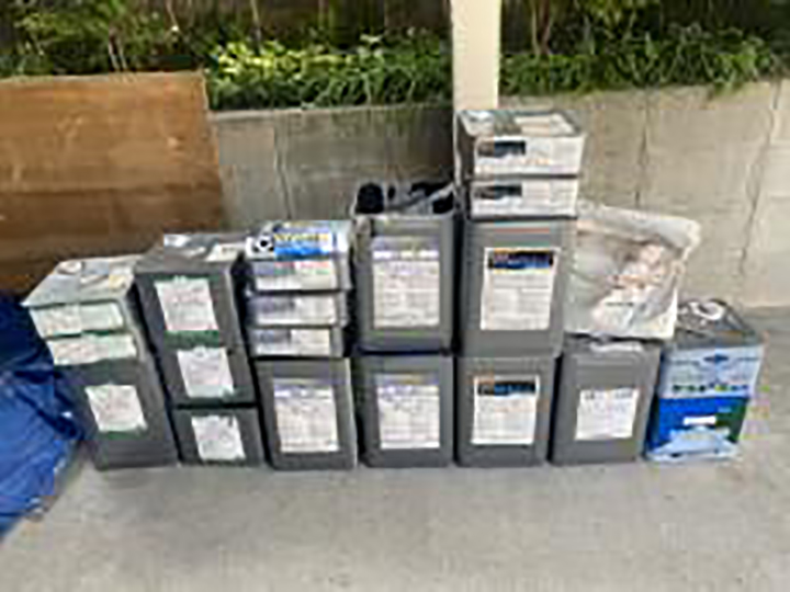 実際に使用した材料です。