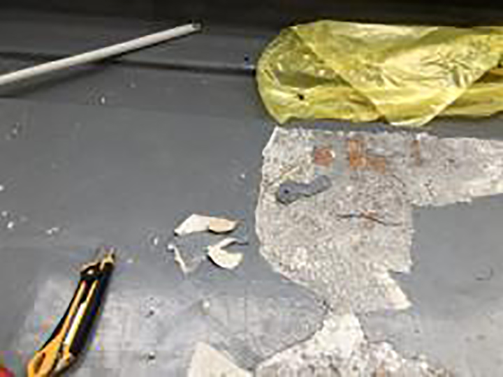 撤去中のお写真です。