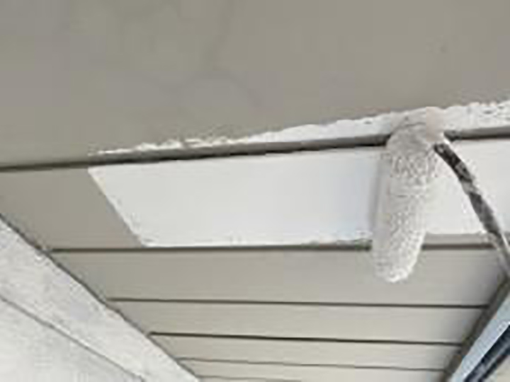 上裏仕上げ1回目を行います。