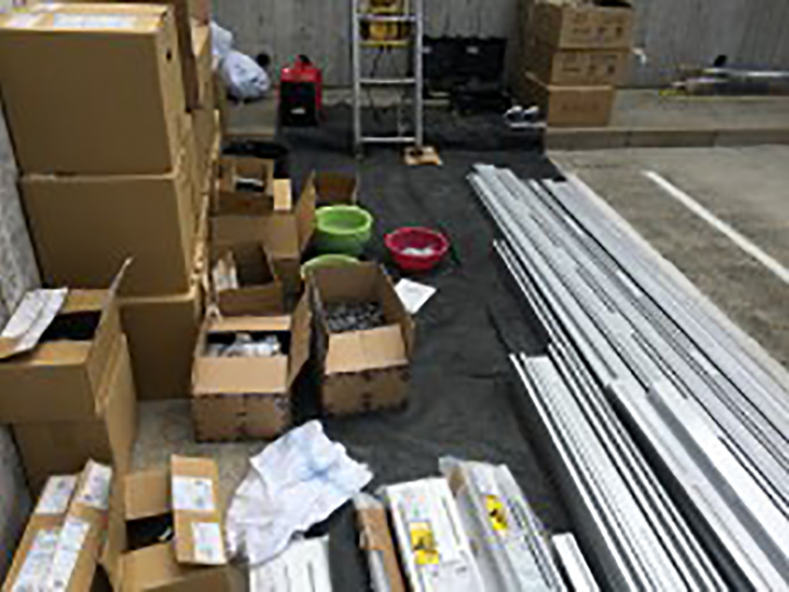 使う資材が整いました。