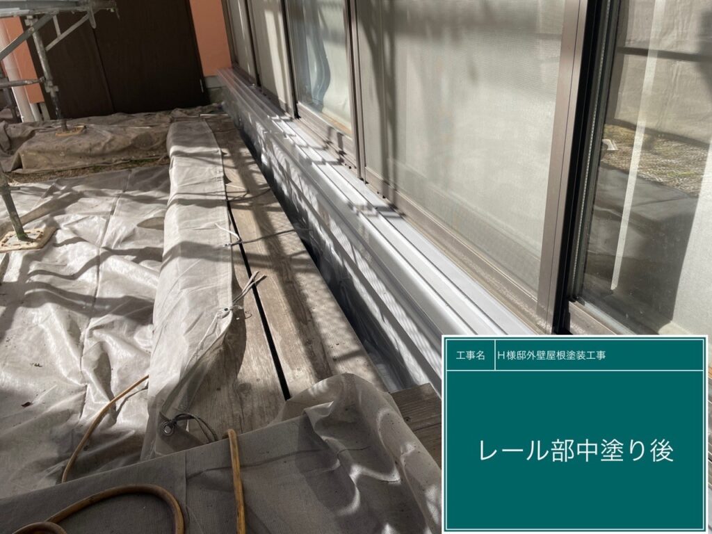中塗り後です。